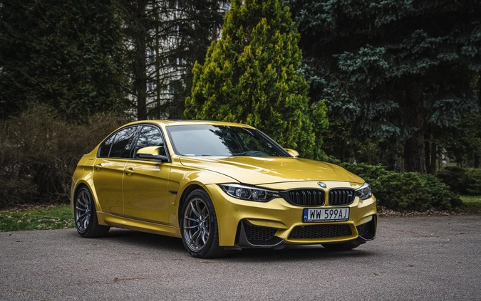 BMW M3 cena 189999 przebieg: 90000, rok produkcji 2015 z Warszawa małe 704